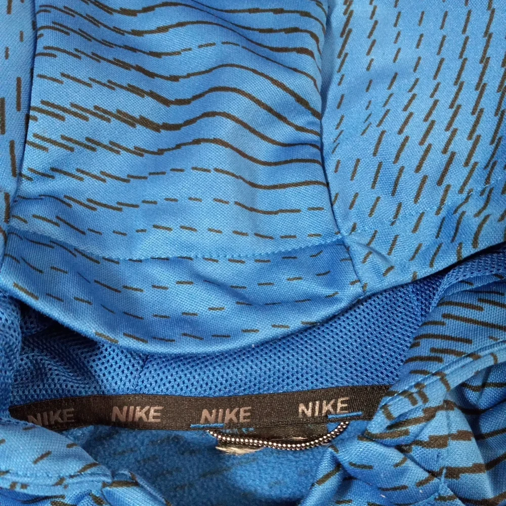 🔥Kids Nike Blue Patterned Pullover Hoddie Jacket Size S Boys - Picture 3 of 6